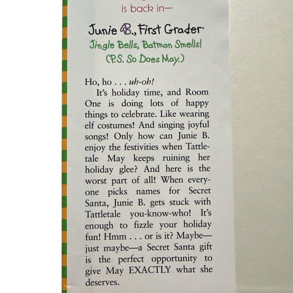 Junie B. First Grader Book - Green and Red Cover - Picture 4 of 4